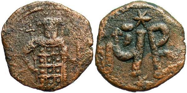 1 Assarion Byzantine Empire (330-1453) Bronze 