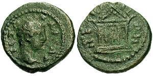 1 Assarion Римська імперія (27BC-395) Бронза Гета  (189-211)