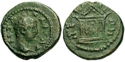 1 Assarion Римська імперія (27BC-395) Бронза Гета  (189-211)