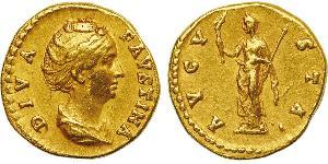 1 Aureo Impero romano (27BC-395) Oro Faustina II (130-175)