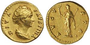 1 Aureo Impero romano (27BC-395) Oro Faustina II (130-175)