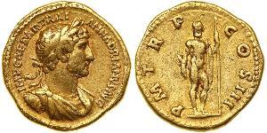 1 Aureus Roman Empire (27BC-395) Gold Hadrian  (76 - 138) 