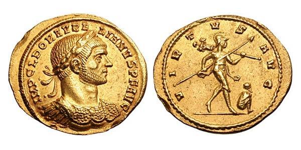 1 Aureus Roman Empire (27BC-395) Gold Aurelian (215-275)