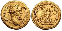 1 Aureus Empire romain (27BC-395) Or Septime Sévère (145- 211)
