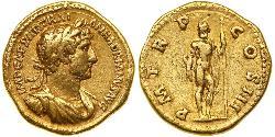 1 Aureus 羅馬帝國 金 哈德良