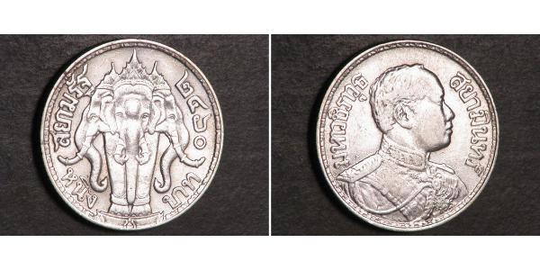 1 Baht Thaïlande Argent Rama VI (1880 – 1925) 