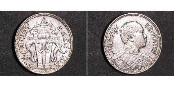 1 Baht Thaïlande Argent Rama VI (1880 – 1925) 