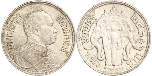 1 Baht Thailand Silber Vajiravudh (1880 – 1925) 