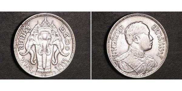 1 Baht Thailand Silber Vajiravudh (1880 – 1925) 