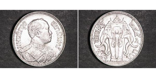 1 Baht Thailand Silver Vajiravudh (Rama VI) (1880 – 1925) 