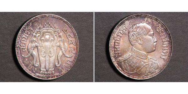1 Baht Thailand 銀 拉玛六世 (1880 – 1925) 