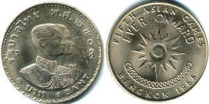 1 Baht Thailand 銅/镍 