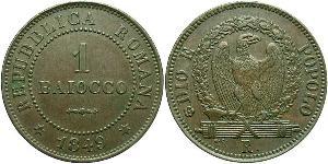 1 Baiocco Vatican (1926-) Copper 