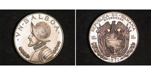 1 Balboa Panama Argent Vasco Núñez de Balboa (1475 – 1519)