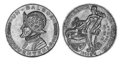 1 Balboa Panama Argent Vasco Núñez de Balboa (1475 – 1519)