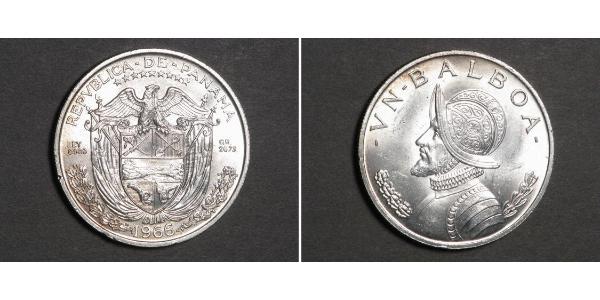 1 Balboa Panama Argent Vasco Núñez de Balboa (1475 – 1519)