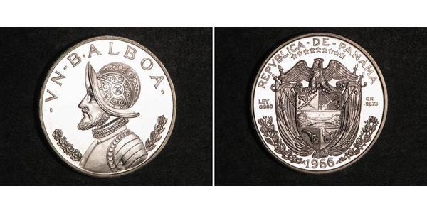 1 Balboa Panama Argent Vasco Núñez de Balboa (1475 – 1519)