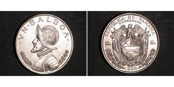 1 Balboa Panama Argent Vasco Núñez de Balboa (1475 – 1519)