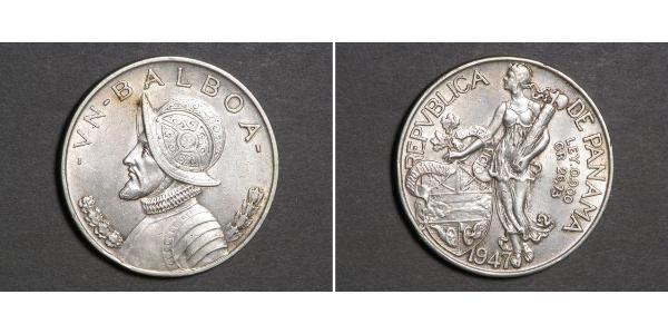 1 Balboa Panama Argent Vasco Núñez de Balboa (1475 – 1519)