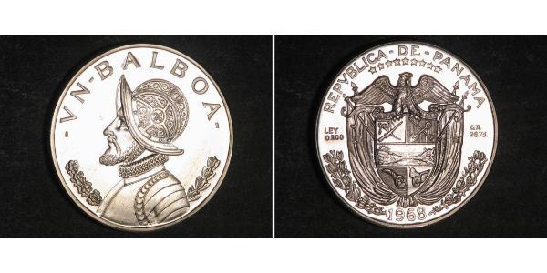 1 Balboa Panama Argent Vasco Núñez de Balboa (1475 – 1519)
