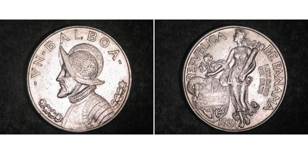 1 Balboa Panama Argent Vasco Núñez de Balboa (1475 – 1519)