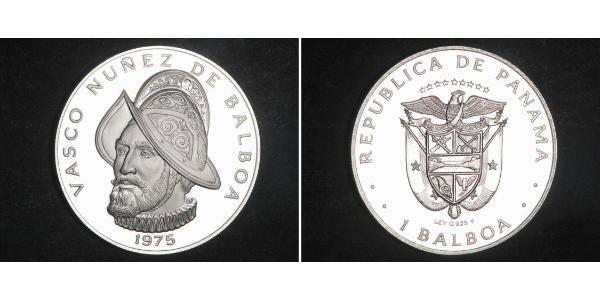 1 Balboa Panama Argent Vasco Núñez de Balboa (1475 – 1519)