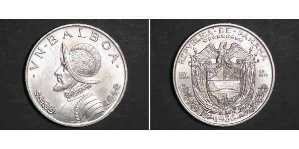 1 Balboa Panama Argent Vasco Núñez de Balboa (1475 – 1519)
