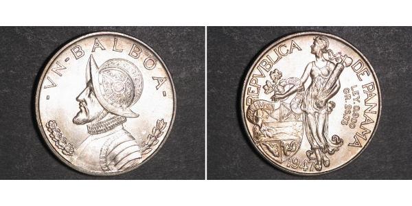 1 Balboa Panama Argent Vasco Núñez de Balboa (1475 – 1519)