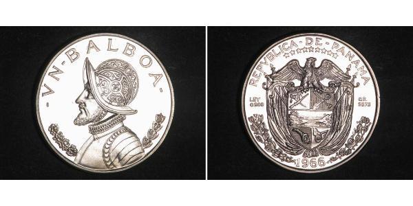 1 Balboa Panama Argent Vasco Núñez de Balboa (1475 – 1519)