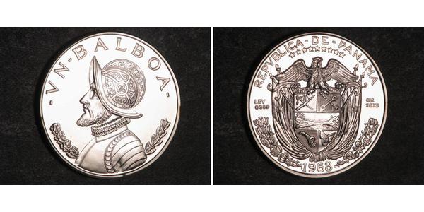 1 Balboa Panama Argent Vasco Núñez de Balboa (1475 – 1519)