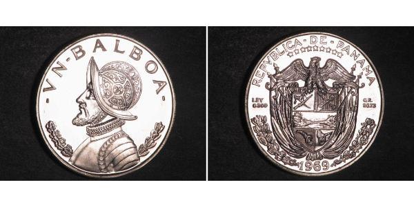 1 Balboa Panama Argent Vasco Núñez de Balboa (1475 – 1519)