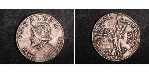 1 Balboa Panamá Plata Vasco Núñez de Balboa (1475 – 1519)