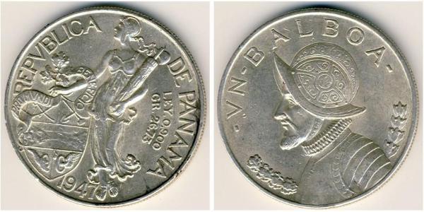 1 Balboa Panamá Plata Vasco Núñez de Balboa (1475 – 1519)