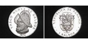 1 Balboa Panama Silber Vasco Núñez de Balboa (1475 – 1519)