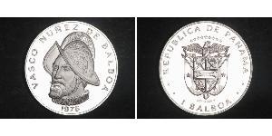 1 Balboa Panama Silber Vasco Núñez de Balboa (1475 – 1519)