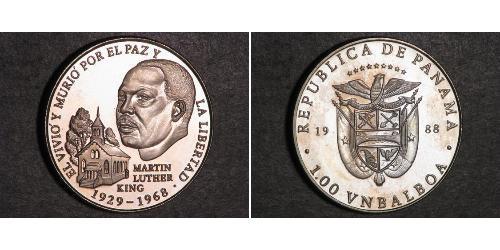 1 Balboa Panama Silber 