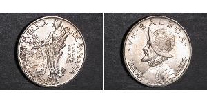 1 Balboa Republic of Panama Silver Vasco Núñez de Balboa (1475 – 1519)