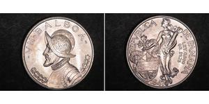 1 Balboa Republic of Panama Silver Vasco Núñez de Balboa (1475 – 1519)