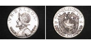 1 Balboa Republic of Panama Silver Vasco Núñez de Balboa (1475 – 1519)