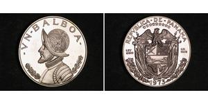 1 Balboa Republic of Panama Silver Vasco Núñez de Balboa (1475 – 1519)