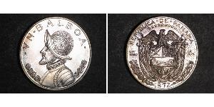 1 Balboa Republic of Panama Silver Vasco Núñez de Balboa (1475 – 1519)