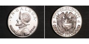 1 Balboa Republic of Panama Silver Vasco Núñez de Balboa (1475 – 1519)