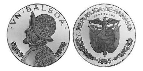 1 Balboa Republic of Panama Silver Vasco Núñez de Balboa (1475 – 1519)