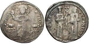 1 Basilikon Византийская империя (330-1453) Серебро Андроник II Палеолог (1258-1332)