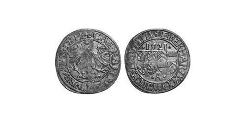 1 Batz Augsbourg (1276 - 1803) Argent Charles V du Saint-Empire  (1500-1558)