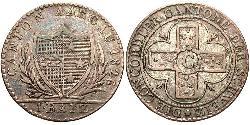 1 Batz Schweiz Billon Silber 