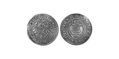 1 Batzen Augusta (Germania) (1276 - 1803) Argento Carlo V del Sacro Romano Impero (1500-1558)