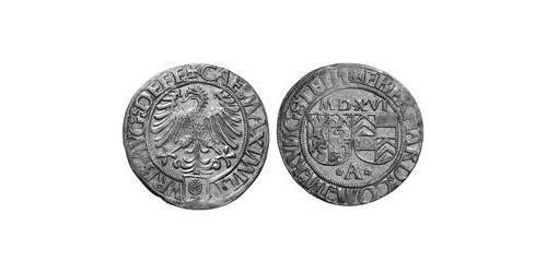 1 Batzen Imperial City of Augsburg (1276 - 1803) Silver Maximilian I, Holy Roman Emperor (1459 - 1519)