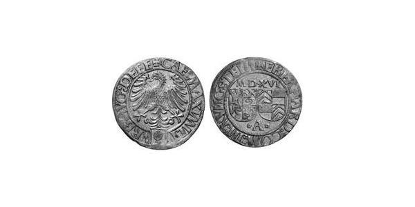 1 Batzen 奥格斯堡 (1276 - 1803 Augsburg) 銀 馬克西米利安一世 (神聖羅馬帝國)  (1459 - 1519)