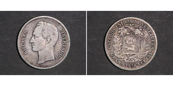 1 Bolivar Venezuela Argento 